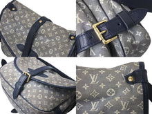 Load image into Gallery viewer, LOUIS VUITTON ルイヴィトン モノグラム イディール ソミュールPM アンクル ショルダーバッグ グレー ネイビー 美品 中古 4c073479