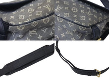Load image into Gallery viewer, LOUIS VUITTON ルイヴィトン モノグラム イディール ソミュールPM アンクル ショルダーバッグ グレー ネイビー 美品 中古 4c073479