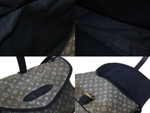 Load image into Gallery viewer, LOUIS VUITTON ルイヴィトン モノグラム イディール ソミュールPM アンクル ショルダーバッグ グレー ネイビー 美品 中古 4c073479