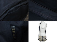 Load image into Gallery viewer, LOUIS VUITTON ルイヴィトン モノグラム イディール ソミュールPM アンクル ショルダーバッグ グレー ネイビー 美品 中古 4c073479