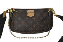 画像をギャラリービューアに読み込む, 極美品 LOUIS VUITTON ルイヴィトン ミュルティポシェット アクセソワール カーキ ショルダーバッグ モノグラム M44813 中古 4c073485
