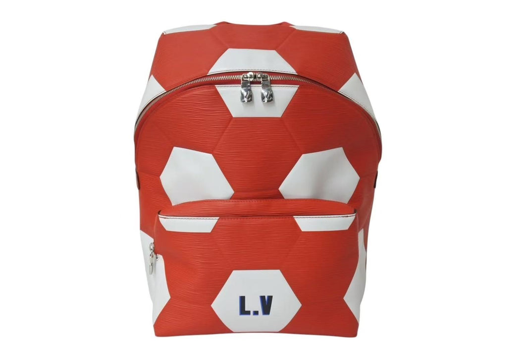 極美品 LOUIS VUITTON ルイヴィトン リュックサック バックパック エピ アポロ 2018 FIFA M52117 レッド 中古 4c073495