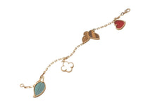 Load image into Gallery viewer, Van Cleef &amp; Arpels ヴァンクリーフ＆アーペル ラッキー アルハンブラ ブレスレット 4モチーフ VCARD79600 18K 重量約12.4g 美品 中古 4c073499