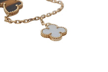 Load image into Gallery viewer, Van Cleef &amp; Arpels ヴァンクリーフ＆アーペル ラッキー アルハンブラ ブレスレット 4モチーフ VCARD79600 18K 重量約12.4g 美品 中古 4c073499