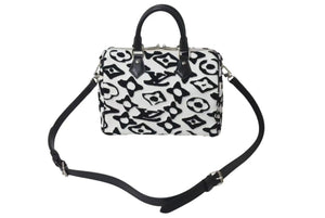極美品 LOUIS VUITTON ルイヴィトン タフテッド モノグラム スピーディ バンドリエール25 2WAYハンドバッグ M45563 中古 4c073501
