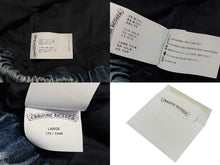 Load image into Gallery viewer, 新品未使用 CHROME HEARTS クロムハーツ ハーフジップ デニム アノラックパーカー インディゴ Lサイズ 中古 4c073517