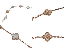 Load image into Gallery viewer, 新品同様 Van Cleef &amp; Arpels ヴァンクリーフ＆アーペル ヴィンテージ アルハンブラ ブレスレット 5モチーフ VCARP2R100 中古 4c073525