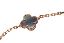 Load image into Gallery viewer, 新品同様 Van Cleef &amp; Arpels ヴァンクリーフ＆アーペル ヴィンテージ アルハンブラ ブレスレット 5モチーフ 18K ローズ ゴールド ダイヤモンド マザー オブ パール VCARP2R100 中古 4c073526