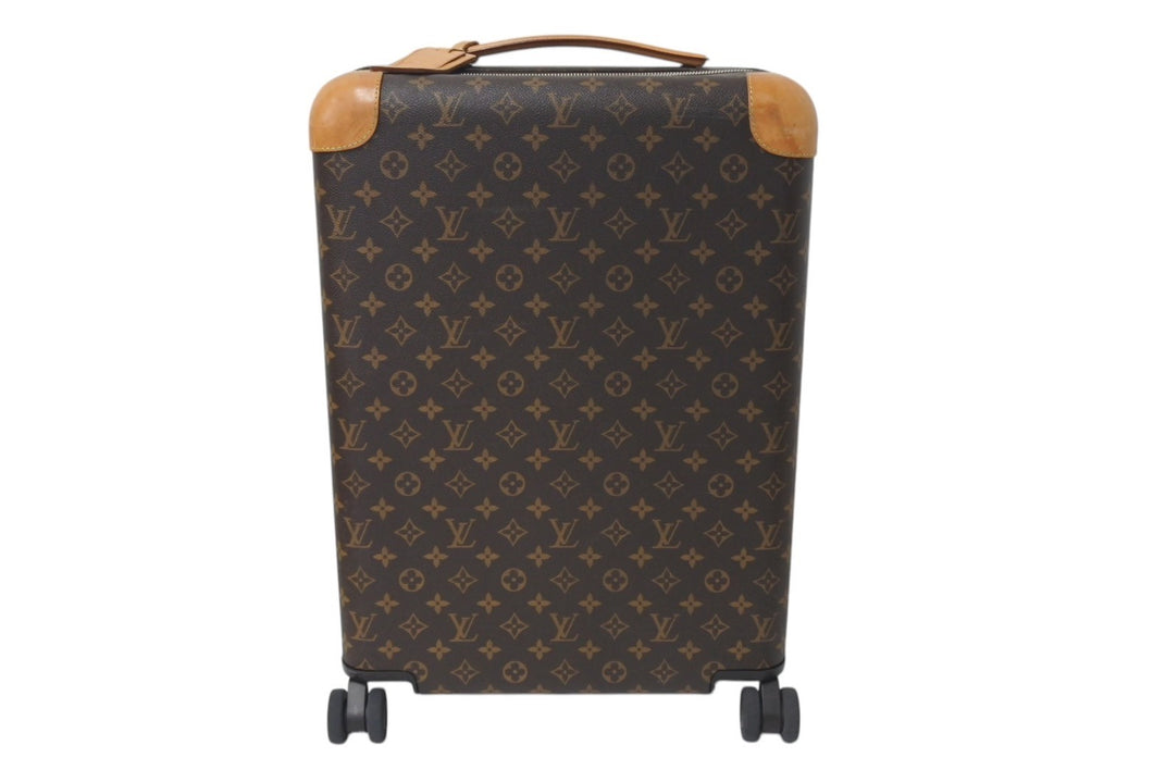 LOUIS VUITTON ルイヴィトン モノグラム ホライゾン55 スーツケース キャリー バッグ M23203 ブラウン 中古 4c073532