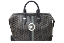 画像をギャラリービューアに読み込む, 極美品 GOYARD ゴヤール ボストンバッグ バックボーイング45 スヌーピーコラボ 高島屋限定 ブラック ロゴ 中古 4c073543