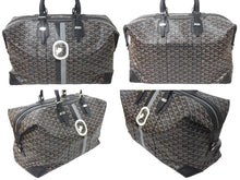 画像をギャラリービューアに読み込む, 極美品 GOYARD ゴヤール ボストンバッグ バックボーイング45 スヌーピーコラボ 高島屋限定 ブラック ロゴ 中古 4c073543