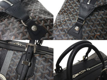 画像をギャラリービューアに読み込む, 極美品 GOYARD ゴヤール ボストンバッグ バックボーイング45 スヌーピーコラボ 高島屋限定 ブラック ロゴ 中古 4c073543