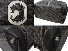 画像をギャラリービューアに読み込む, 極美品 GOYARD ゴヤール ボストンバッグ バックボーイング45 スヌーピーコラボ 高島屋限定 ブラック ロゴ 中古 4c073543
