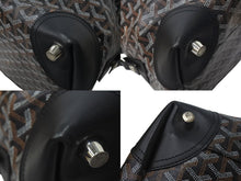 画像をギャラリービューアに読み込む, 極美品 GOYARD ゴヤール ボストンバッグ バックボーイング45 スヌーピーコラボ 高島屋限定 ブラック ロゴ 中古 4c073543