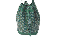 Load image into Gallery viewer, 新品未使用 GOYARD ゴヤール プティフロ バケット バッグ グリーン ショルダーバッグ PVC レザー PEFLOTPMLTY09CL09P 中古 4c073550