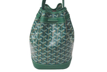 Load image into Gallery viewer, 新品未使用 GOYARD ゴヤール プティフロ バケット バッグ グリーン ショルダーバッグ PVC レザー PEFLOTPMLTY09CL09P 中古 4c073550