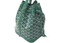Load image into Gallery viewer, 新品未使用 GOYARD ゴヤール プティフロ バケット バッグ グリーン ショルダーバッグ PVC レザー PEFLOTPMLTY09CL09P 中古 4c073550