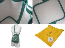 Load image into Gallery viewer, 新品未使用 GOYARD ゴヤール プティフロ バケット バッグ グリーン ショルダーバッグ PVC レザー PEFLOTPMLTY09CL09P 中古 4c073550