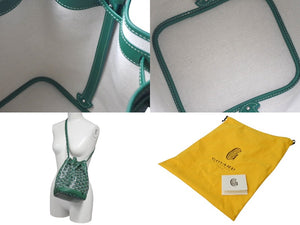 新品未使用 GOYARD ゴヤール プティフロ バケット バッグ グリーン ショルダーバッグ PVC レザー PEFLOTPMLTY09CL09P 中古 4c073550