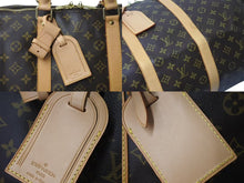 Load image into Gallery viewer, 極美品 LOUIS VUITTON ルイヴィトン キーポル55 ボストンバッグ M41424 モノグラム PVC レザー ブラウン 中古 4c073551