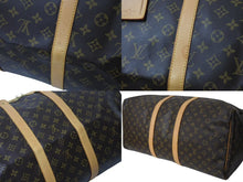 Load image into Gallery viewer, 極美品 LOUIS VUITTON ルイヴィトン キーポル55 ボストンバッグ M41424 モノグラム PVC レザー ブラウン 中古 4c073551
