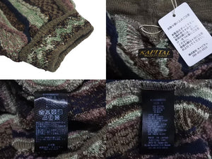新品未使用 KAPITAL キャピタル 7G ニット GAUDYフードセーター パーカー K2409KN050 サイズ3 マルチカラー 中古 4c073555