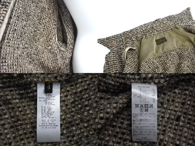 新品未使用 KAPITAL キャピタル fancy tweed board shirt