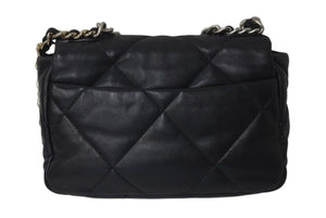 CHANEL シャネル シャネル19 フラップバッグ ミディアム チェーンショルダーバッグ AS1160 ココマーク ラムスキン 美品 中古 4c073562