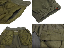 Load image into Gallery viewer, READYMADE レディメイド LINER PARACHUTE PANTS ライナーパラシュートパンツ JAPAN製 カーキ サイズ1 美品 中古 4c073565