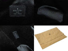 Load image into Gallery viewer, 極美品 LOUIS VUITTON ルイヴィトン リトルバケット ハンドバッグ M92144 モノグラム サテン レザー ブラック シルバー金具 中古 4c073573