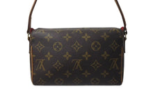 画像をギャラリービューアに読み込む, LOUIS VUITTON ルイヴィトン ハンドバッグ レシタル モノグラムキャンバス M51900 ゴールド金具 ブラウン 美品 中古 4c073575