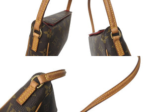 LOUIS VUITTON ルイヴィトン ハンドバッグ レシタル モノグラムキャンバス M51900 ゴールド金具 ブラウン 美品 中古 4c073575