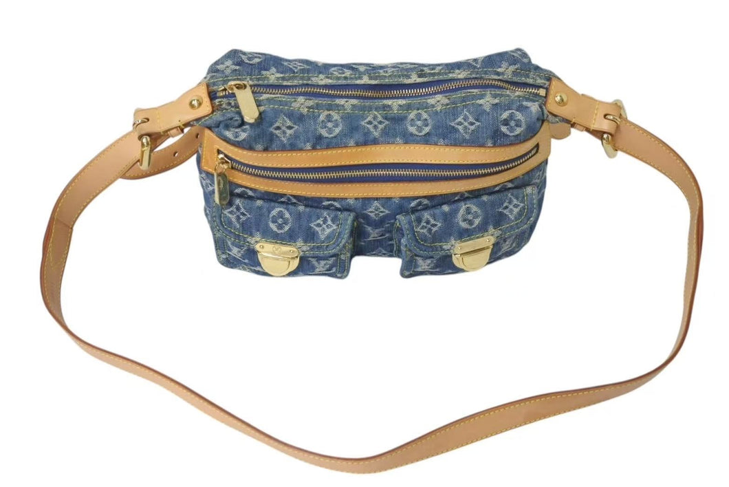 Vuitton Monogram Denim Bag Vuitton Baggy Sac Denim Louis Vuitton