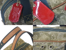 Load image into Gallery viewer, LOUIS VUITTON ルイヴィトン ジャスミン ハンドバッグ M95772 モノグラモフラージュ デニム カーキ 村上隆 廃盤 美品 中古 4c073579