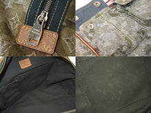 Load image into Gallery viewer, LOUIS VUITTON ルイヴィトン ジャスミン ハンドバッグ M95772 モノグラモフラージュ デニム カーキ 村上隆 廃盤 美品 中古 4c073579