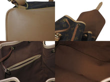 Load image into Gallery viewer, 極美品 LOUIS VUITTON ルイヴィトン モンスリMM バックパック リュック M51136 PVC レザー ブラウン ゴールド金具 中古 4c073585