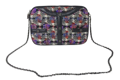 CHANEL シャネル ツイード ガール ココボタン チェーン ショルダーバッグ マルチカラー 23番台 ココマーク ロゴ 美品 中古 4c073598