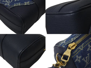 極美品 LOUIS VUITTON ルイヴィトン × NIGO コラボ キーポルXS ハンドバッグ ストラップ付 M81011 モノグラム ドリップ 中古 4c073599