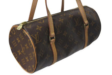 画像をギャラリービューアに読み込む, LOUIS VUITTON ルイヴィトン パピヨンPM 26 筒形 ハンドバック ブラウン モノグラム M51366 美品 中古 4c073603