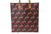 Load image into Gallery viewer, LOUIS VUITTON ルイヴィトン モノグラム チェリー サックプラ トートバッグ ブラウン M95010 村上隆 2005年春夏 美品 中古 4c073606