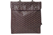Load image into Gallery viewer, 極美品 GOYARD ゴヤール サンレジェ バックパック ゴヤールディンキャンバス シュヴロッシュカーフスキン バーガンディ シルバー金具 STLEGEMMLTY33CG33P SUT120190 中古 4c073607