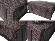 Load image into Gallery viewer, 極美品 GOYARD ゴヤール サンレジェ バックパック ゴヤールディンキャンバス シュヴロッシュカーフスキン バーガンディ シルバー金具 STLEGEMMLTY33CG33P SUT120190 中古 4c073607