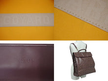 Load image into Gallery viewer, 極美品 GOYARD ゴヤール サンレジェ バックパック ゴヤールディンキャンバス シュヴロッシュカーフスキン バーガンディ シルバー金具 STLEGEMMLTY33CG33P SUT120190 中古 4c073607