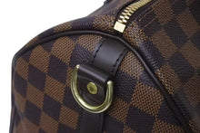 Load image into Gallery viewer, 新品同様 LOUIS VUITTON ルイヴィトン スピーディ30 ハンドバッグ ダミエキャンバス N41531 ゴールド金具 ブラウン 中古 4c073613