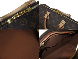 極美品 LOUIS VUITTON ルイヴィトン ショルダーバッグ 2way M41112 スピーディバンドリエール30 モノグラム 中古 4c073619