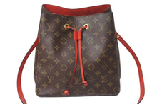 Load image into Gallery viewer, 極美品 LOUIS VUITTON ルイヴィトン モノグラム ネオノエ ショルダーバッグ バケットバッグ コクリコ M44021 ゴールド金具 中古 4c073622