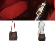Load image into Gallery viewer, 極美品 LOUIS VUITTON ルイヴィトン モノグラム ネオノエ ショルダーバッグ バケットバッグ コクリコ M44021 ゴールド金具 中古 4c073622