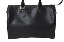Load image into Gallery viewer, LOUIS VUITTON ルイヴィトン スピーディ25 ハンドバッグ M59022 エピレザー ブラック ゴールド金具 美品 中古 4c073623
