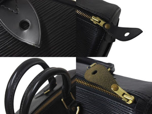 LOUIS VUITTON ルイヴィトン スピーディ25 ハンドバッグ M59022 エピレザー ブラック ゴールド金具 美品 中古 4c073623
