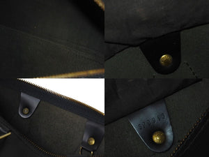 LOUIS VUITTON ルイヴィトン スピーディ25 ハンドバッグ M59022 エピレザー ブラック ゴールド金具 美品 中古 4c073623